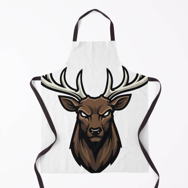 Item preview, Alpha Stag Fierce Gaze Logo Mascot Stag designed and sold by PixelStudioBe.