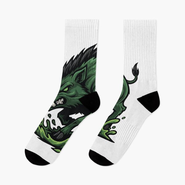 Item preview, Wild Boar Charges Mascot Forest Wild Boar designed and sold by PixelStudioBe.
