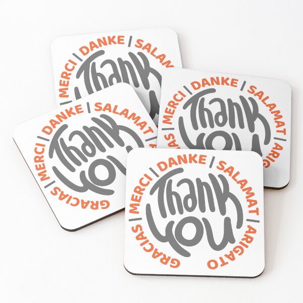 Item preview, Multilingual Thankful Typography – Merci Danke Salamat Arigato Gracias Gratitude Design designed and sold by Gawii.