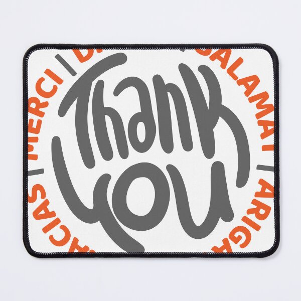 Item preview, Multilingual Thankful Typography – Merci Danke Salamat Arigato Gracias Gratitude Design designed and sold by Gawii.