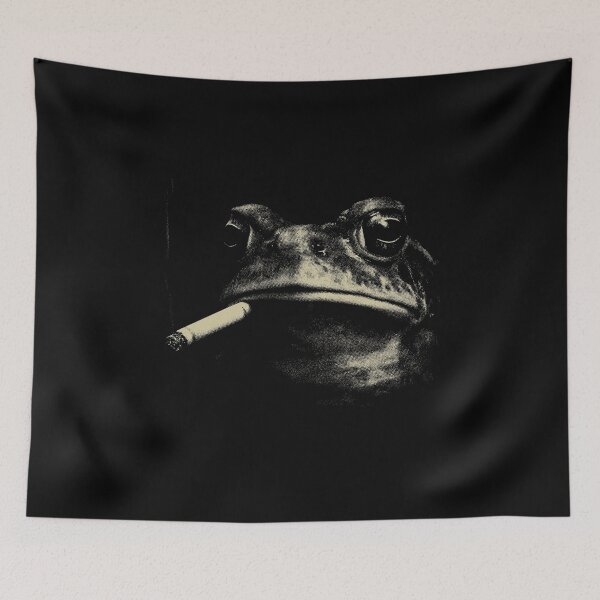 Item preview, Low Key Frog Smoking Cigarette designed and sold by k3rstman1.