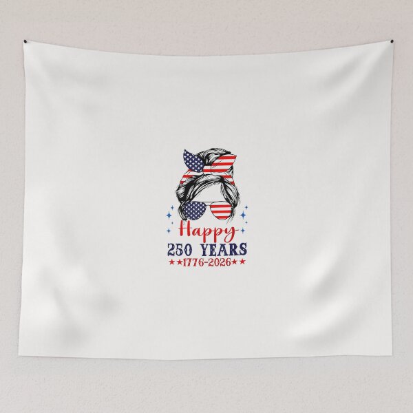 Item preview, Usa 250Th  Messy Bun Women Celebrate 1776 2026  designed and sold by closureshipoden.