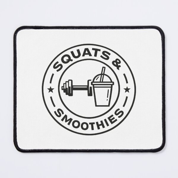 Item preview, Squats & Smoothies Vegan Fitness Design Plant Based Gym Lifestyle designed and sold by GreenStrength Studio.