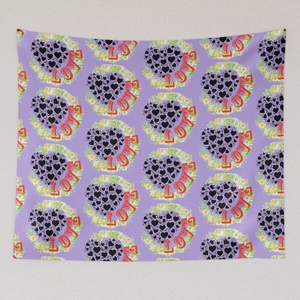 Item preview, Modern Romance - Abstract Heart Pattern designed and sold by Mini Pixel Perfect Co..
