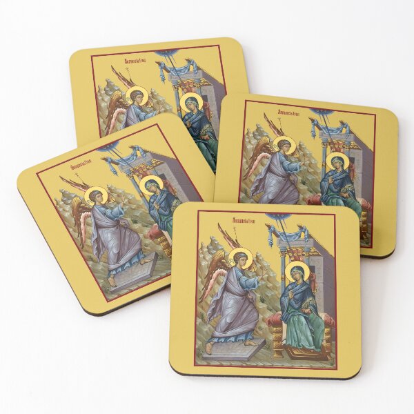 Item preview, Annunciation, icon , also referred to as the Annunciation to the Blessed Virgin Mary, the Annunciation of Our Lady designed and sold by orthodox-icon.
