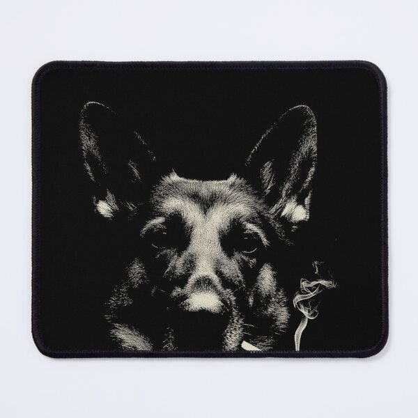 Item preview, German Shepherd Smoking Cigarette Low Key designed and sold by k3rstman1.