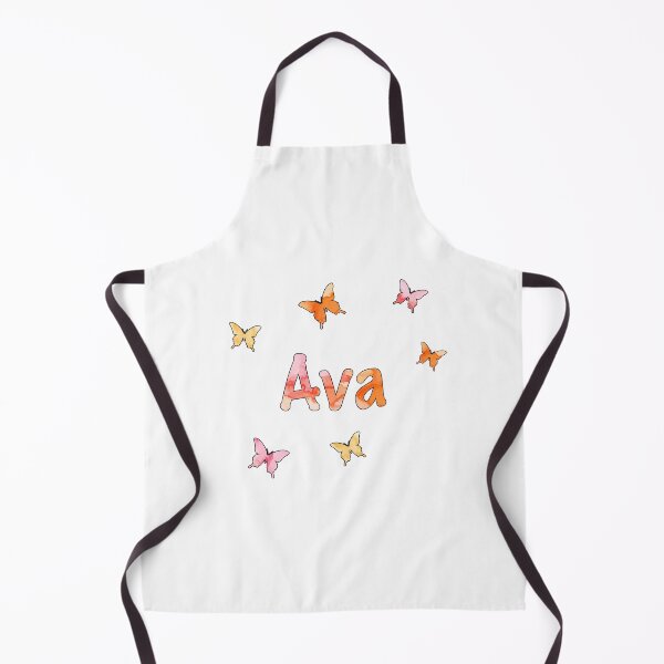 Item preview, Watercolor Name Ava with Butterflies designed and sold by katifinell.