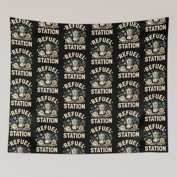 Item preview, Refuel Station – Whimsical Coffee & Kitchen Design designed and sold by Dogandesighn.