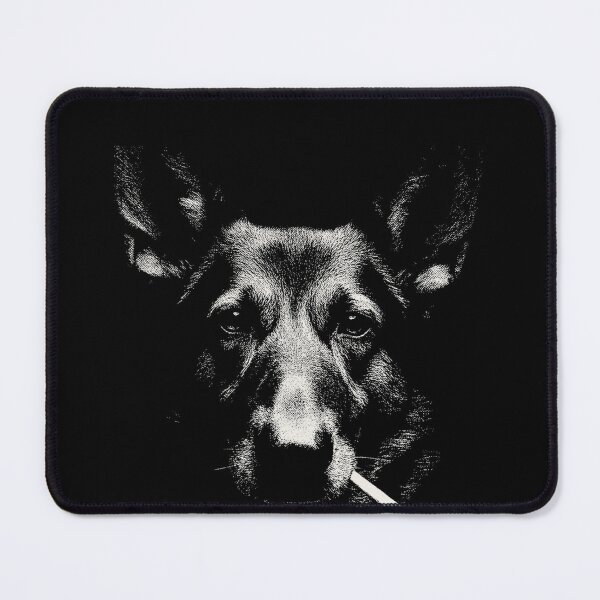 Item preview, German Shepherd Smoking Cigarette Dog Portrait designed and sold by k3rstman1.