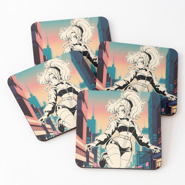Item preview, Retro 80s Anime Girl City Walk Vintage Anime Aesthetic designed and sold by Radnime.