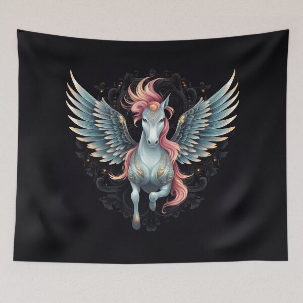 Item preview, Mystical unicorn designed and sold by bubblyrainbow.