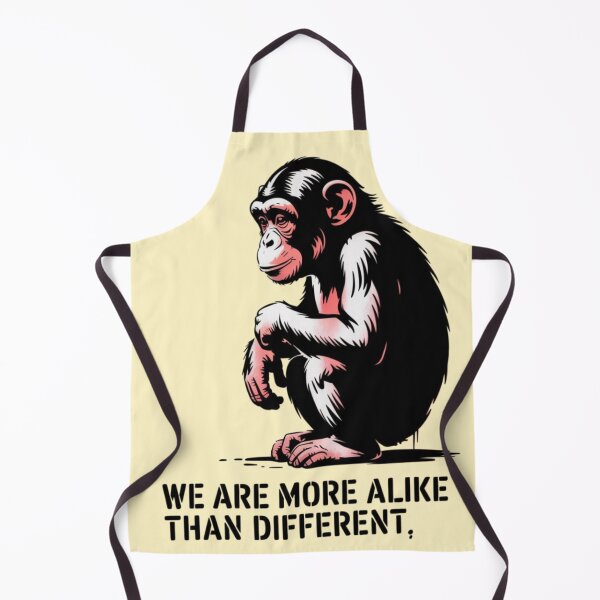 Item preview, Monkey - We are more alike than different designed and sold by 123ks.