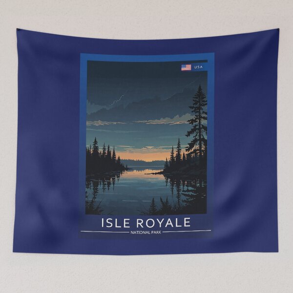 Item preview, Isle Royale National Park USA Travel designed and sold by Thistle-TShop.