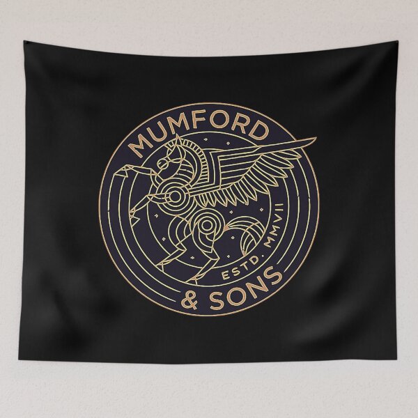 Item preview, Black Logo Mumford And Sons  Funny  designed and sold by Crystal Heaven.