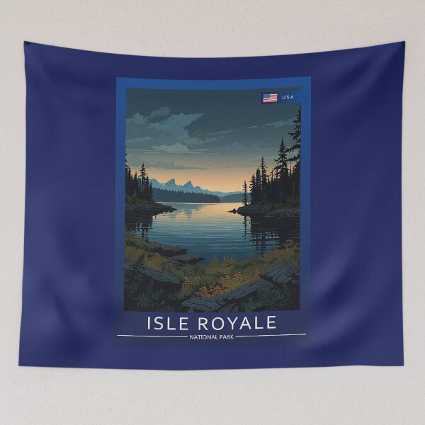 Item preview, Isle Royale National Park USA Travel designed and sold by Thistle-TShop.
