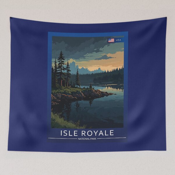 Item preview, Isle Royale National Park USA Travel designed and sold by Thistle-TShop.