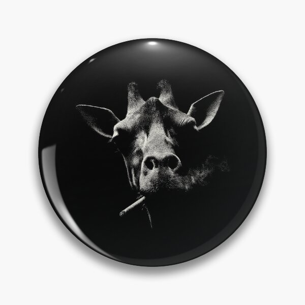 Item preview, Giraffe Smoking Cigarette Low Key Art designed and sold by k3rstman1.