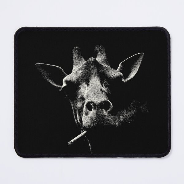 Item preview, Giraffe Smoking Cigarette Low Key Art designed and sold by k3rstman1.