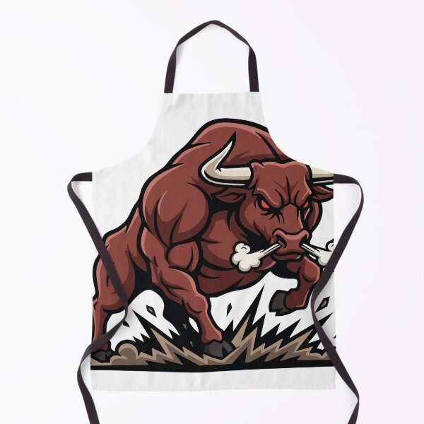 Item preview, Muscular Fighting Bull Mascot Bull Power designed and sold by PixelStudioBe.
