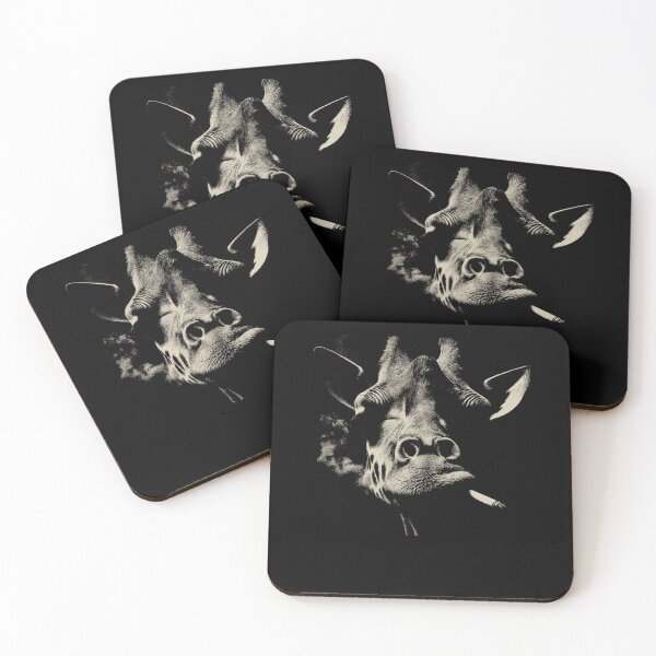 Item preview, Edgy Giraffe Smoking Cigarette Low Key designed and sold by k3rstman1.