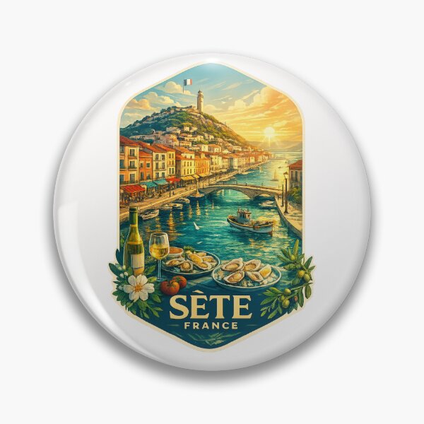 Item preview, Sète France Mediterranean Harbor Cuisine designed and sold by Places On Earth.
