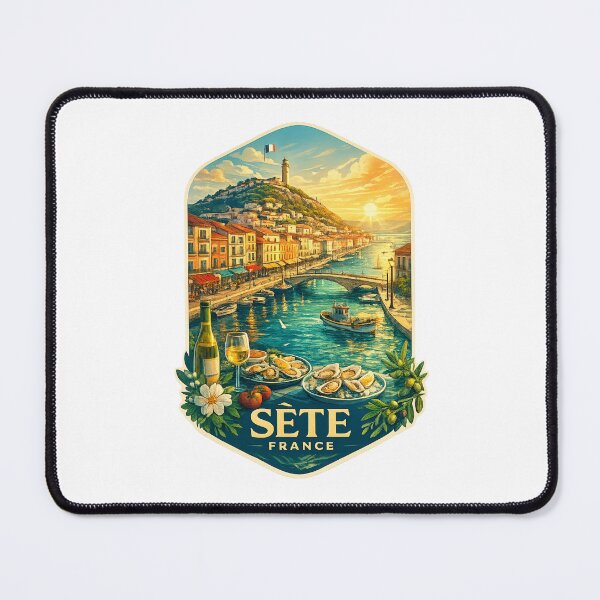 Item preview, Sète France Mediterranean Harbor Cuisine designed and sold by Places On Earth.