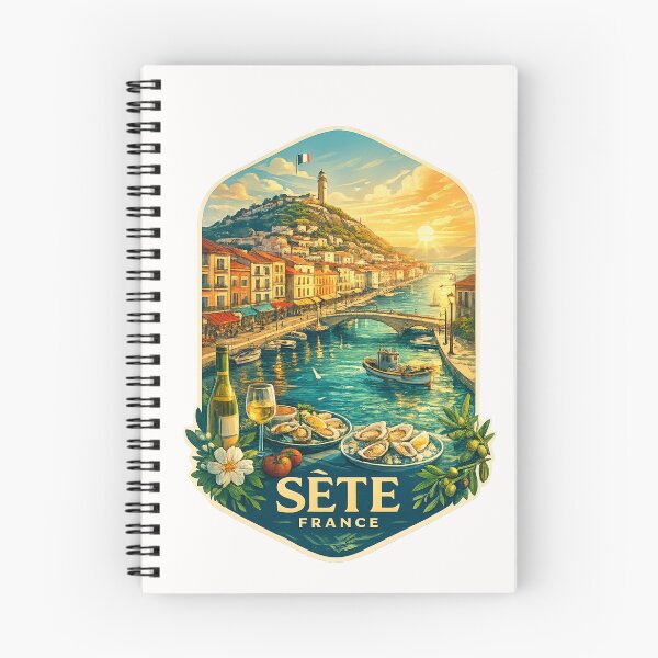 Item preview, Sète France Mediterranean Harbor Cuisine designed and sold by Places On Earth.