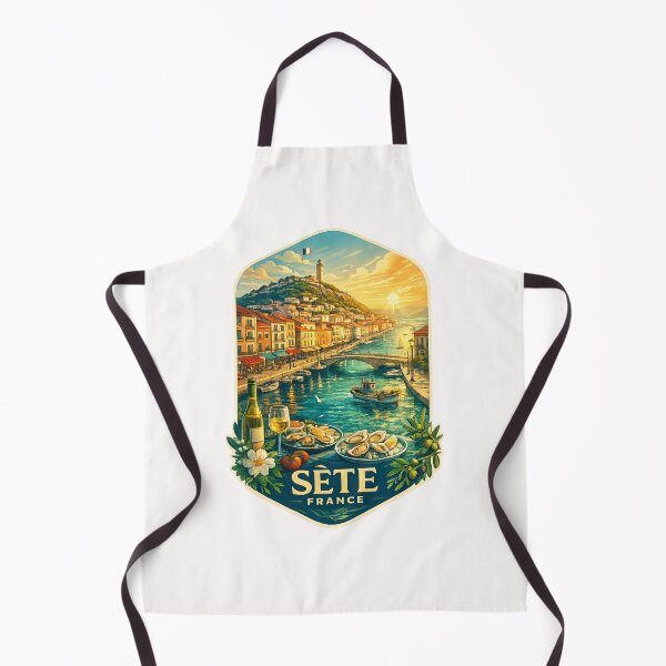 Item preview, Sète France Mediterranean Harbor Cuisine designed and sold by Places On Earth.