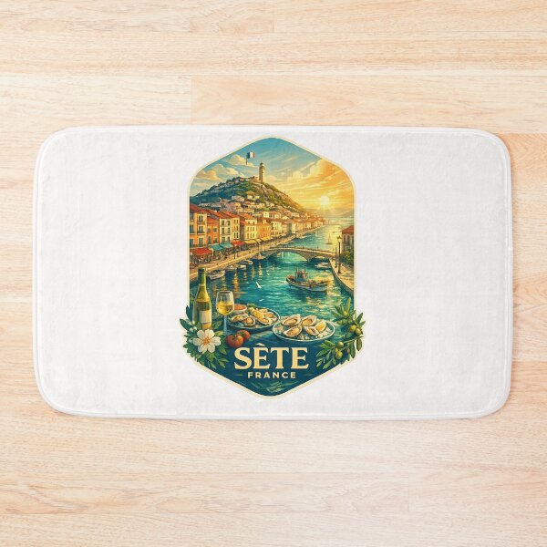 Item preview, Sète France Mediterranean Harbor Cuisine designed and sold by Places On Earth.