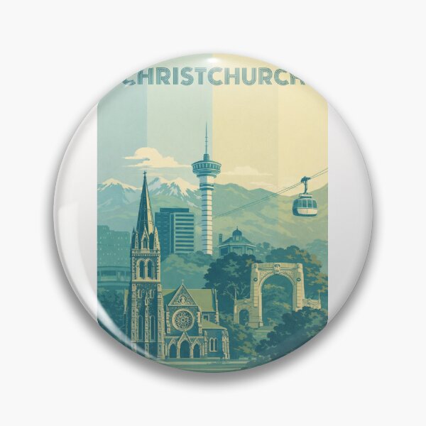 Item preview, Christchurch New Zealand Cathedral Gondola Skyline designed and sold by Places On Earth.