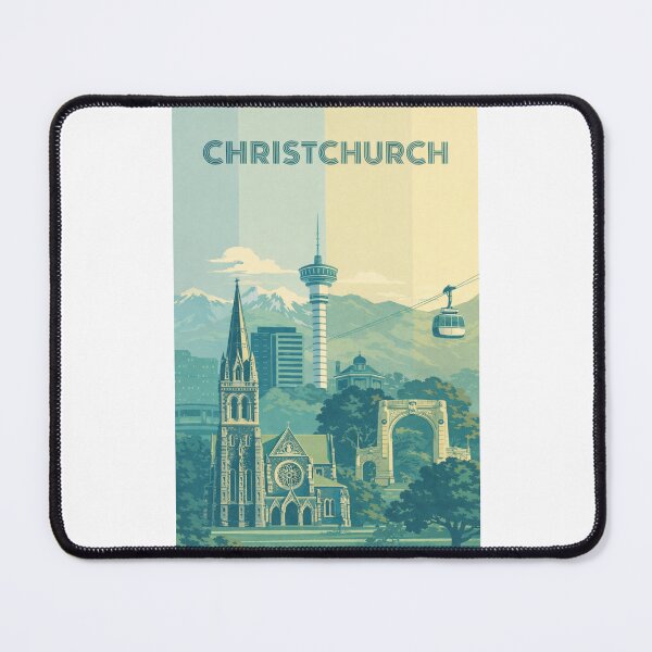 Item preview, Christchurch New Zealand Cathedral Gondola Skyline designed and sold by Places On Earth.