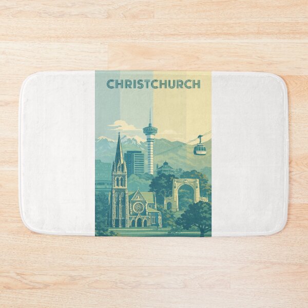 Item preview, Christchurch New Zealand Cathedral Gondola Skyline designed and sold by Places On Earth.