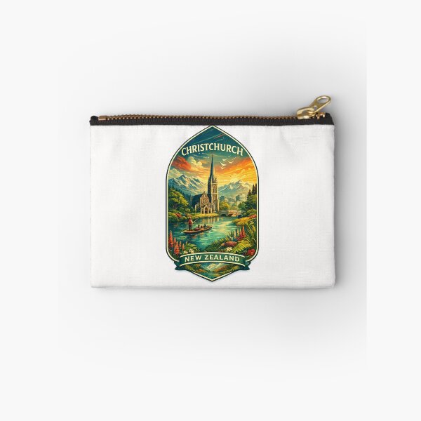 Item preview, Christchurch New Zealand Avon River Vintage Badge designed and sold by Places On Earth.