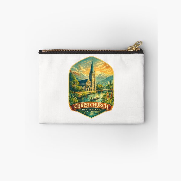 Item preview, Christchurch New Zealand Cathedral Sunset Church designed and sold by Places On Earth.