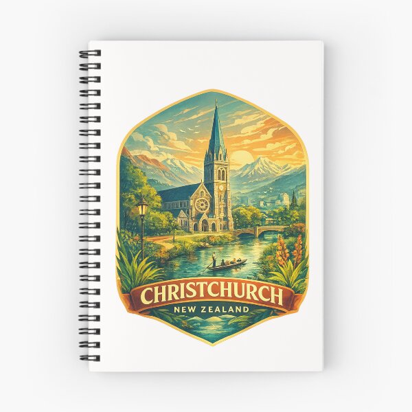 Item preview, Christchurch New Zealand Cathedral Sunset Church designed and sold by Places On Earth.