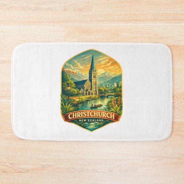 Item preview, Christchurch New Zealand Cathedral Sunset Church designed and sold by Places On Earth.