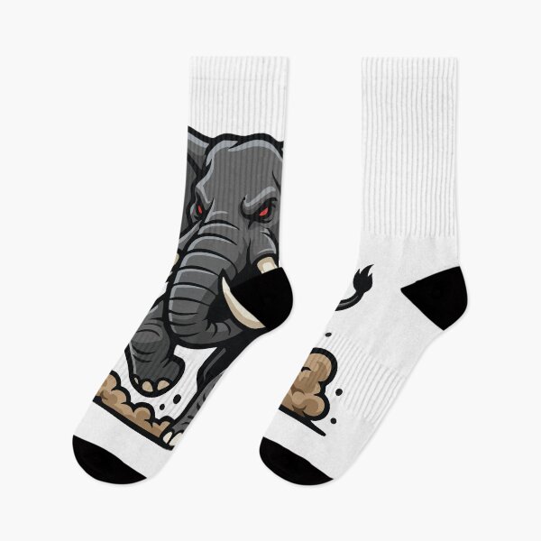 Item preview, Wild Elephant Charge Mascot Elephant Power designed and sold by PixelStudioBe.
