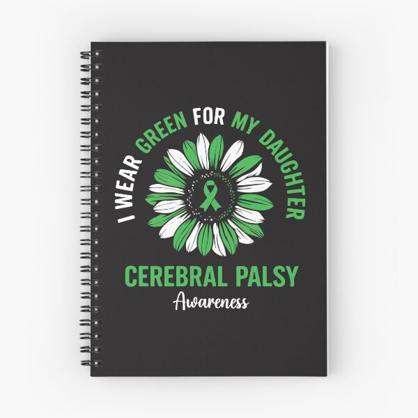 Item preview, I Wear Green For My Daughter Cerebral Palsy Awareness Green Ribbon Support Design designed and sold by kiralynstration.