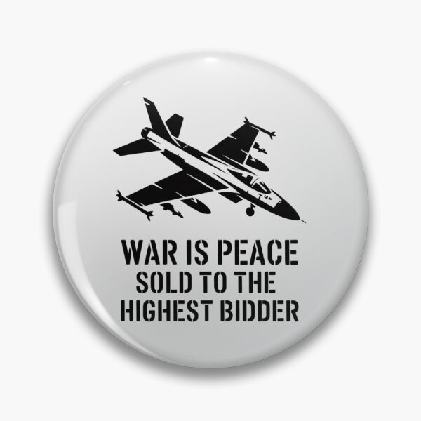 Item preview, Banksy Style Graffiti - War is peace sold to the highest bidder designed and sold by 123ks.