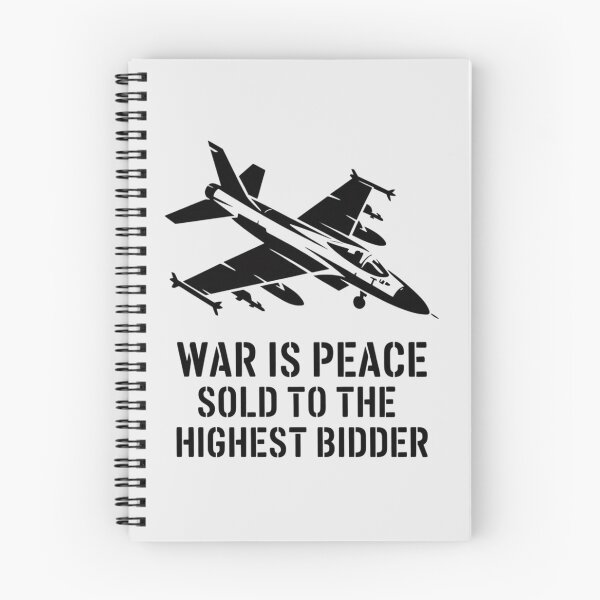 Item preview, Banksy Style Graffiti - War is peace sold to the highest bidder designed and sold by 123ks.