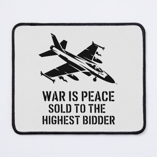Item preview, Banksy Style Graffiti - War is peace sold to the highest bidder designed and sold by 123ks.