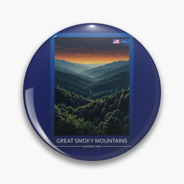 Artikelvorschau, Great Smoky Mountains Nationalpark USA Reise entworfen und verkauft von Thistle-TShop.