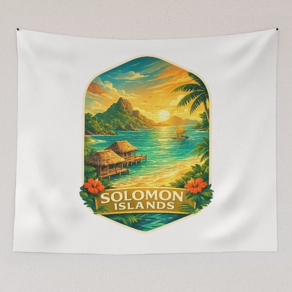Item preview, Solomon Islands South Pacific Tropical Sunset designed and sold by Places On Earth.