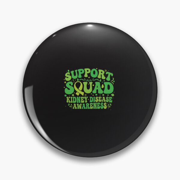 Item preview, Support Squad Kidney Disease Awareness Green Ribbon Support Team Design designed and sold by kiralynstration.