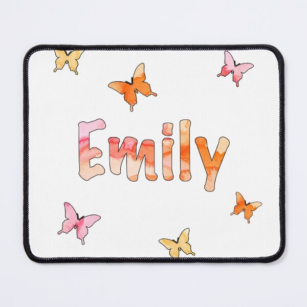 Item preview, Watercolor Name Emily with Butterflies designed and sold by katifinell.