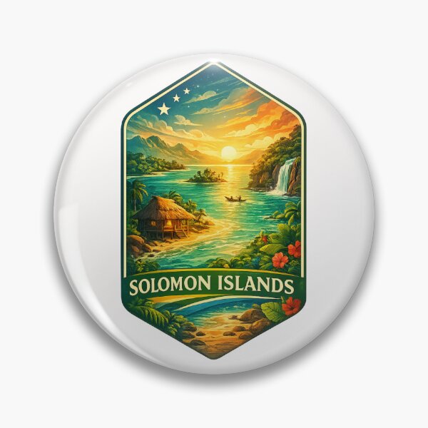 Item preview, Solomon Islands Pacific Lagoon Waterfall designed and sold by Places On Earth.
