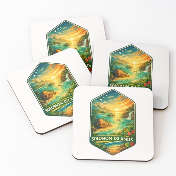 Item preview, Solomon Islands Pacific Lagoon Waterfall designed and sold by Places On Earth.