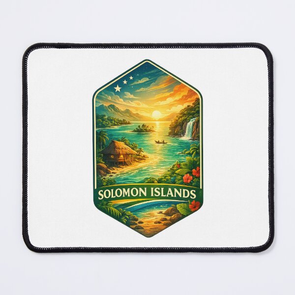 Item preview, Solomon Islands Pacific Lagoon Waterfall designed and sold by Places On Earth.