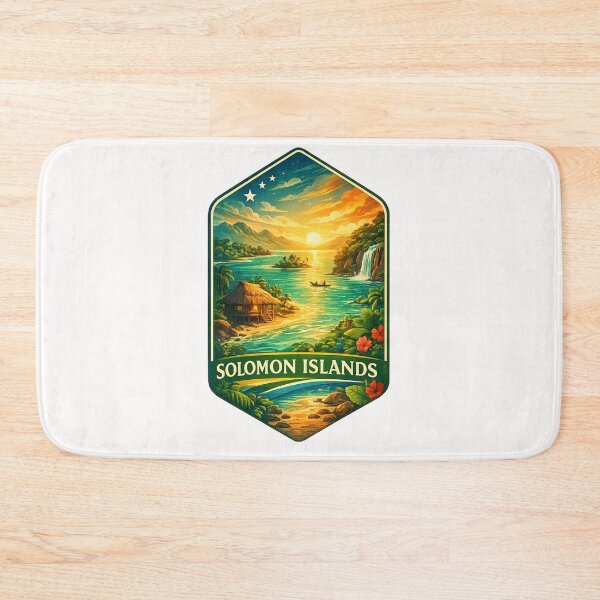Item preview, Solomon Islands Pacific Lagoon Waterfall designed and sold by Places On Earth.