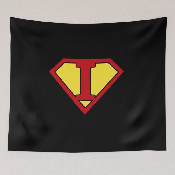 Item preview, Superhero Symbol Letter I  designed and sold by stephanierunyon.